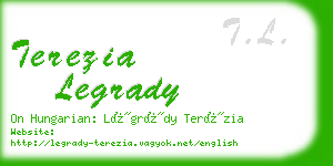 terezia legrady business card